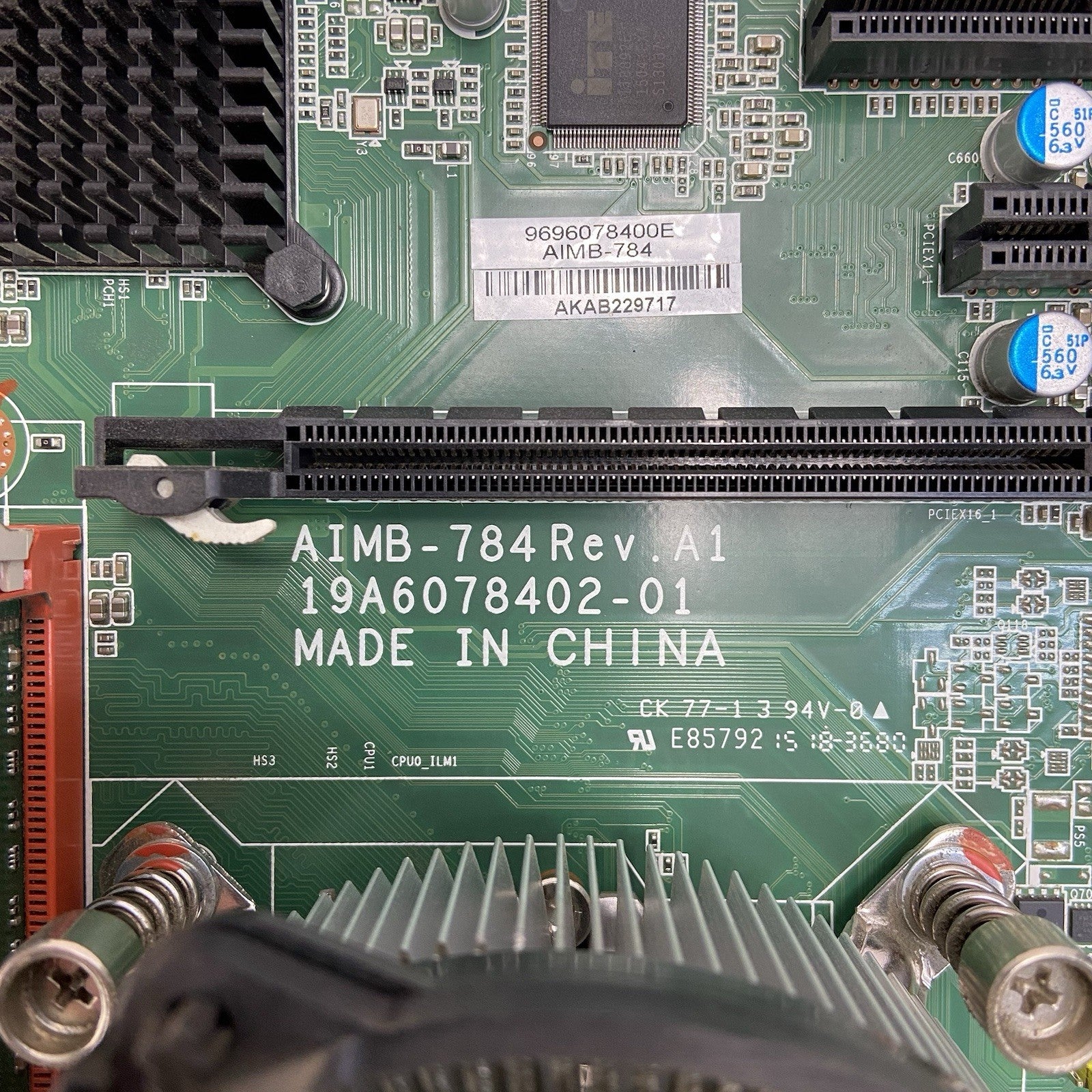 Advantech AIMB-784 Motherboard Intel Core i5-4570s 2.9GHz 4GB RAM w/IO6