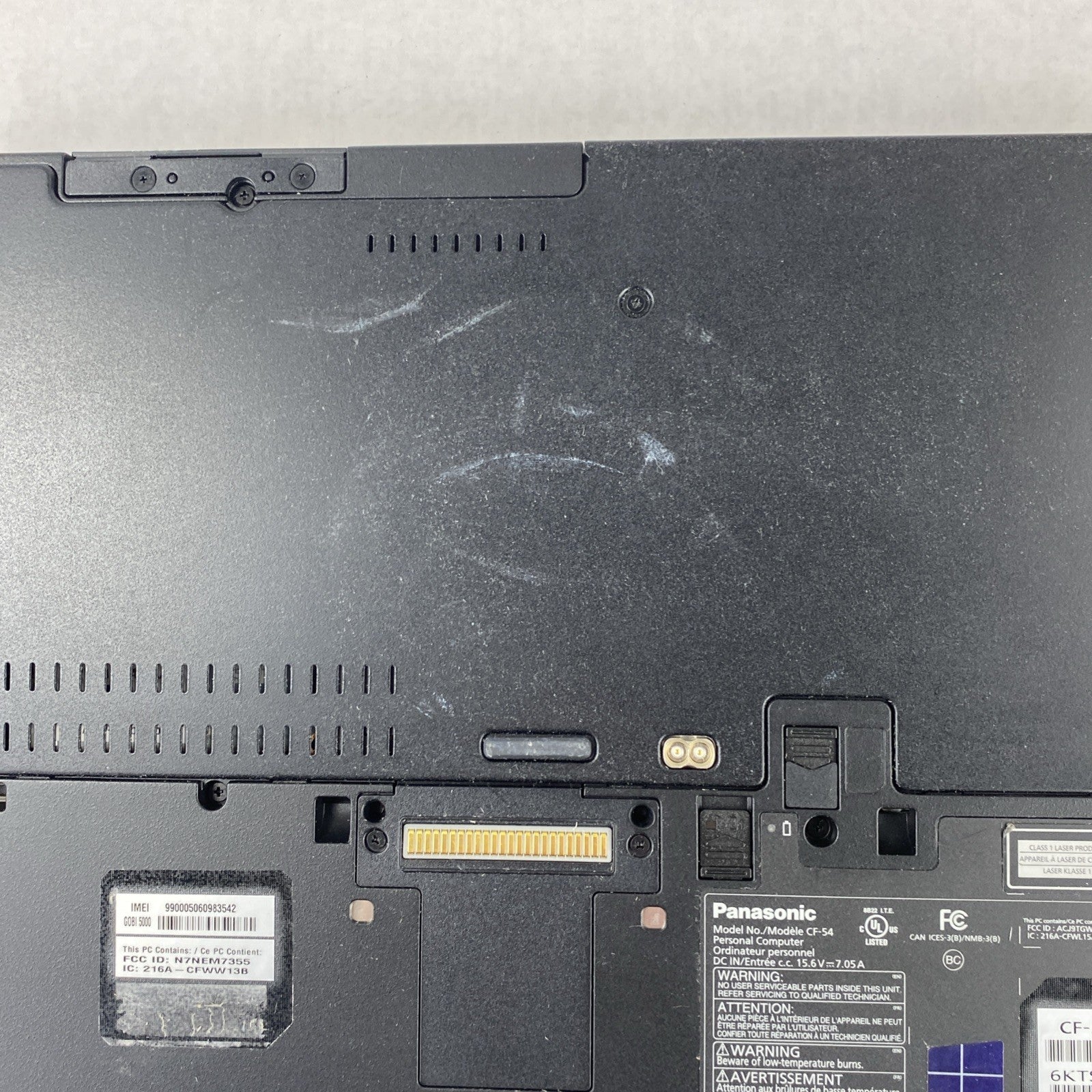 Panasonic Toughbook CF-54 14" Touch i5-6300U 2.4GHz 8GB RAM No Battery No HDD/OS