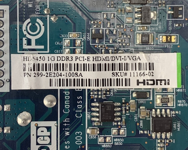 AMD Radeon HD5450 1GB GDDR3 HDMI DVI VGA Video Graphics Card