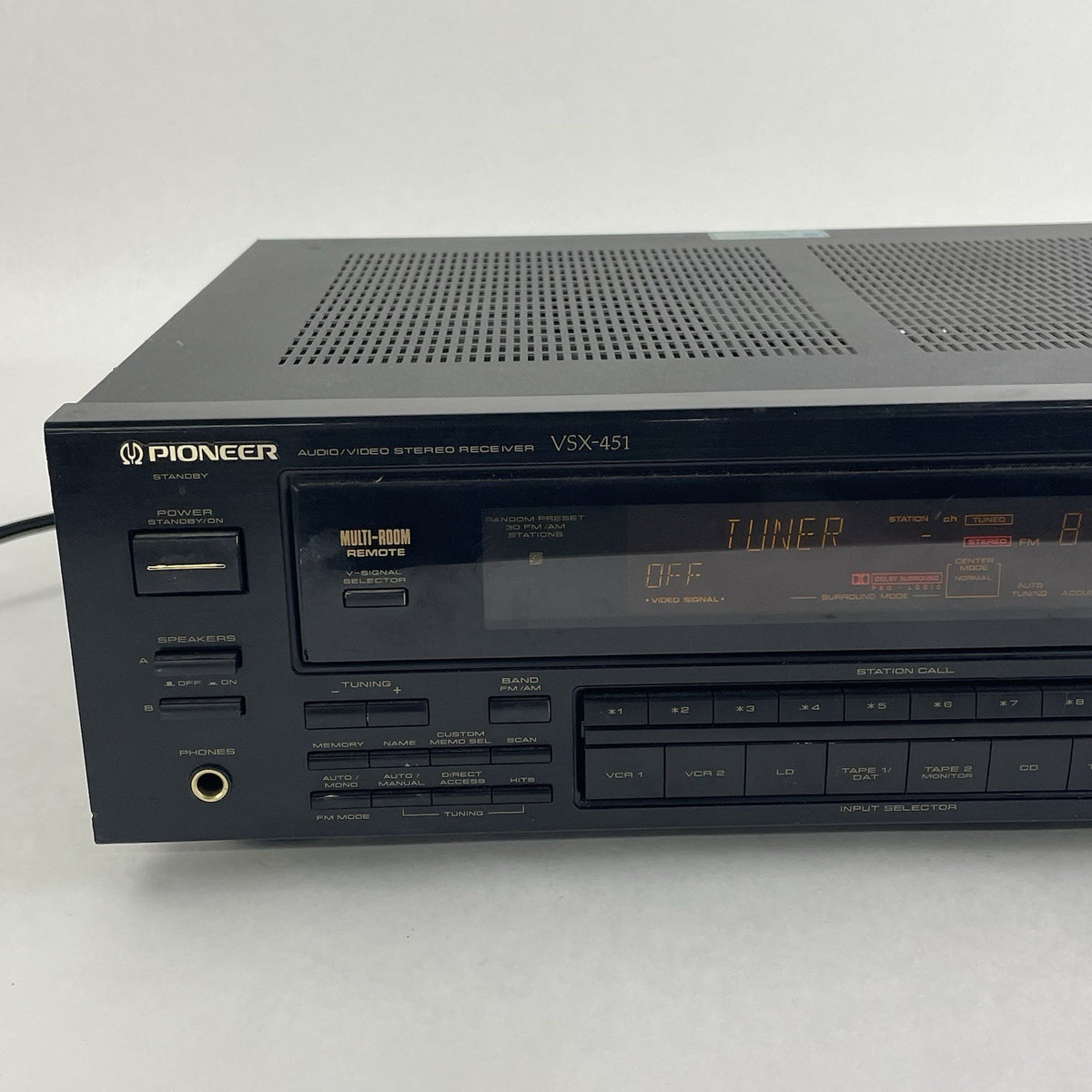 Pioneer VSX-451 Audio Video Stereo Receiver For Parts No Output2