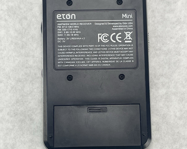 ETON Mini Grundig Edition Compact AM/FM/Shortwave Radio Digital Display Tested