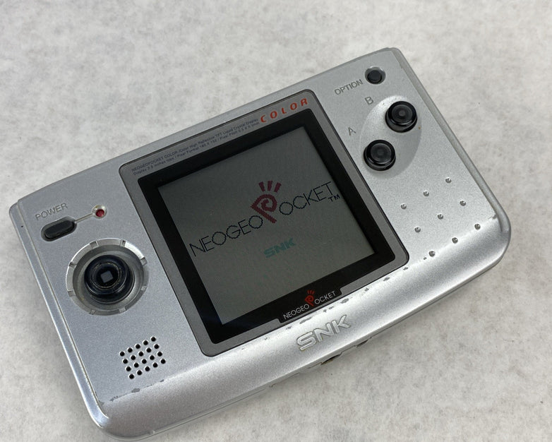 SNK Neo Geo Pocket Color Console With Card Fighters Flash Game - Tested