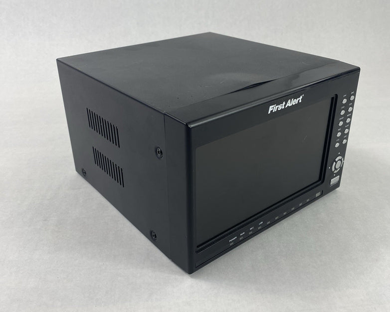 First Alert HS-4700-S 4-Channel MJPEG DVR Built-In 7" Monitor Untested