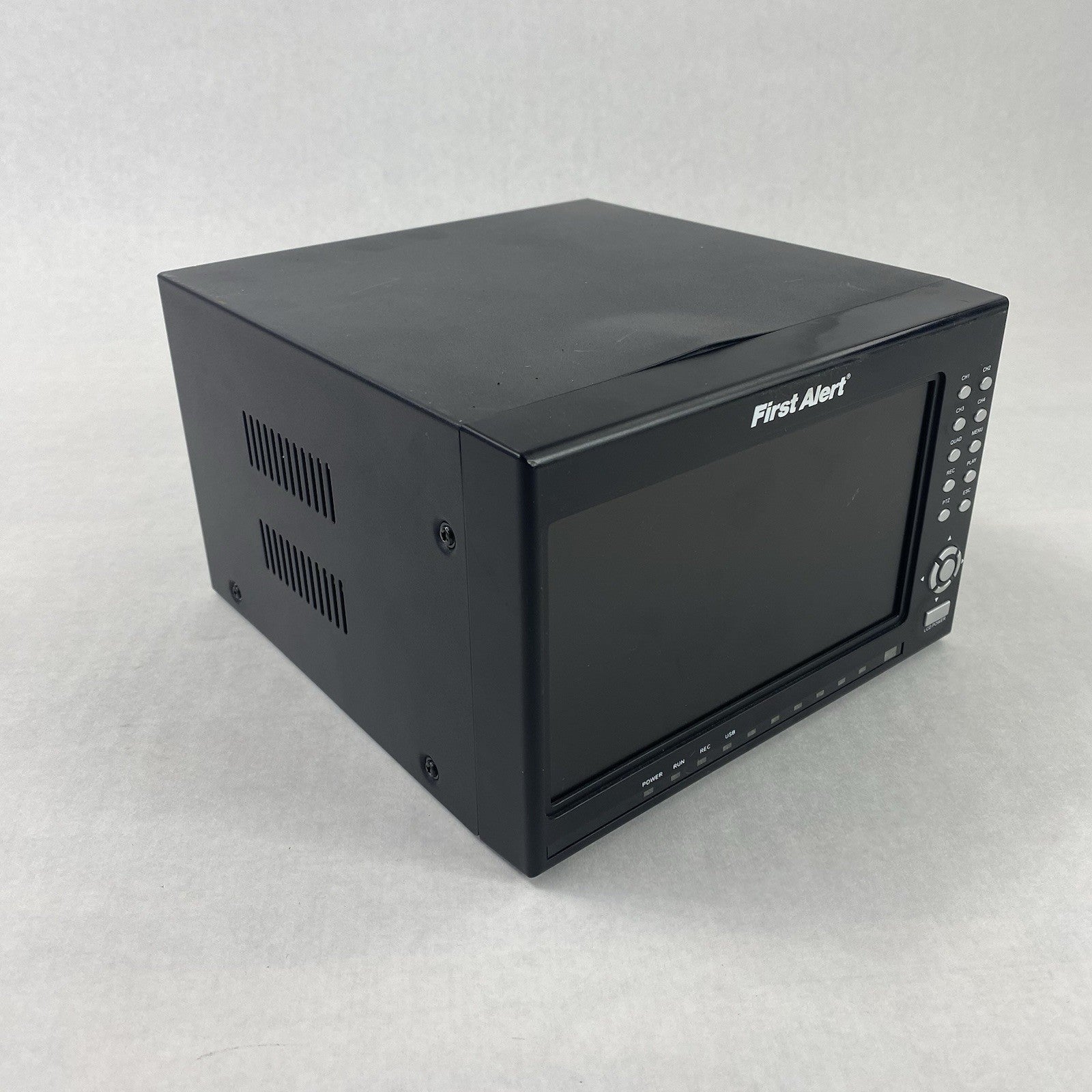 First Alert HS-4700-S 4-Channel MJPEG DVR Built-In 7" Monitor Untested