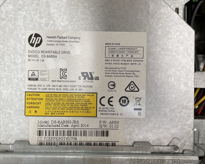 HP ProDesk 400 G1 SFF i3-4130 3.40 GHz 4 GB RAM No HDD No OS