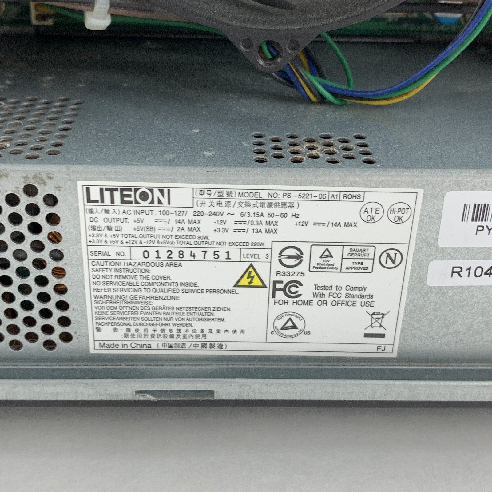eMachines EL1352-23e SFF AMD Athlon II x2 255 3.10 GHz 4 GB RAM No HDD No OS