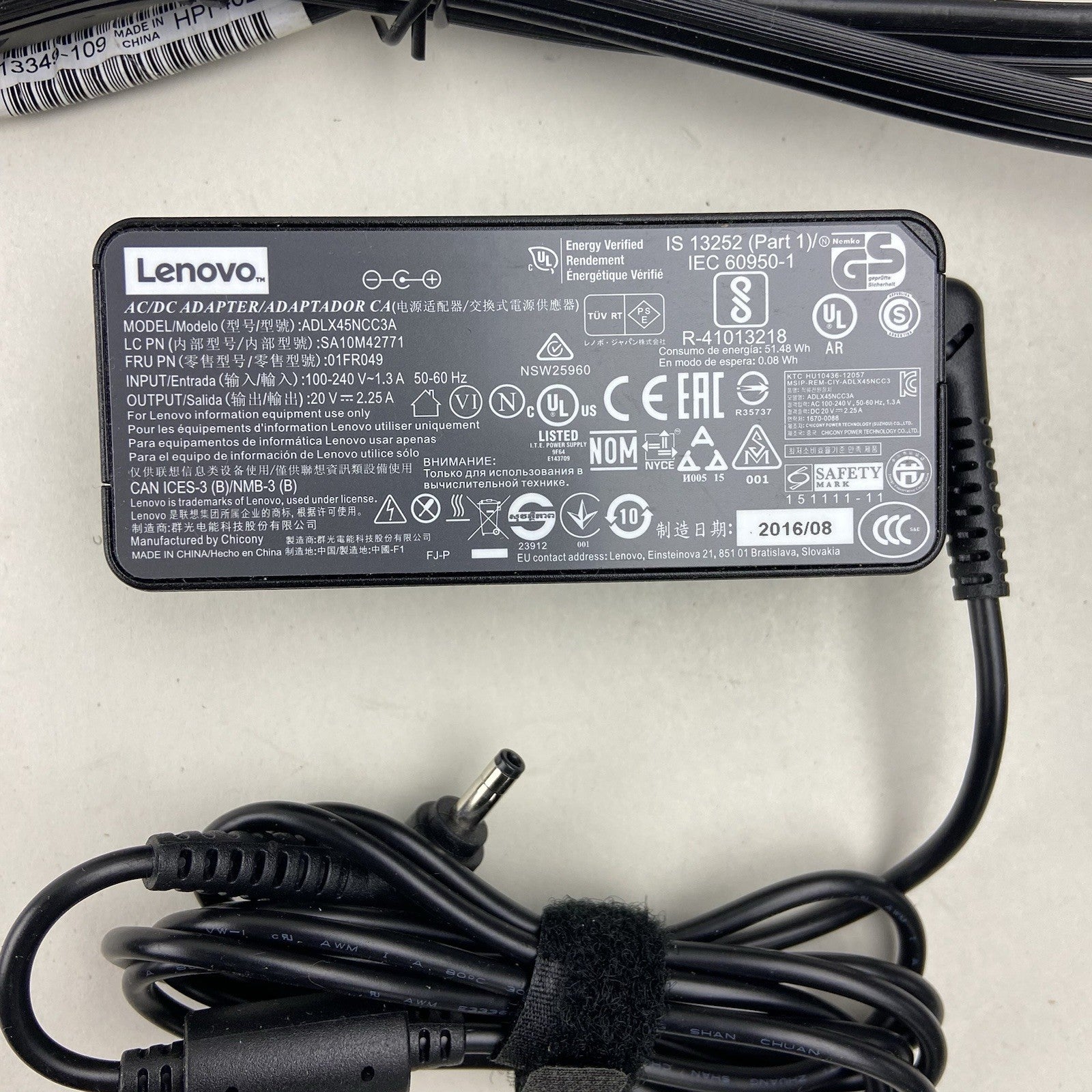 Lenovo Chromebook  AC Power Adapter Charger 45W ADLX45NCC3A - Lot Of 203