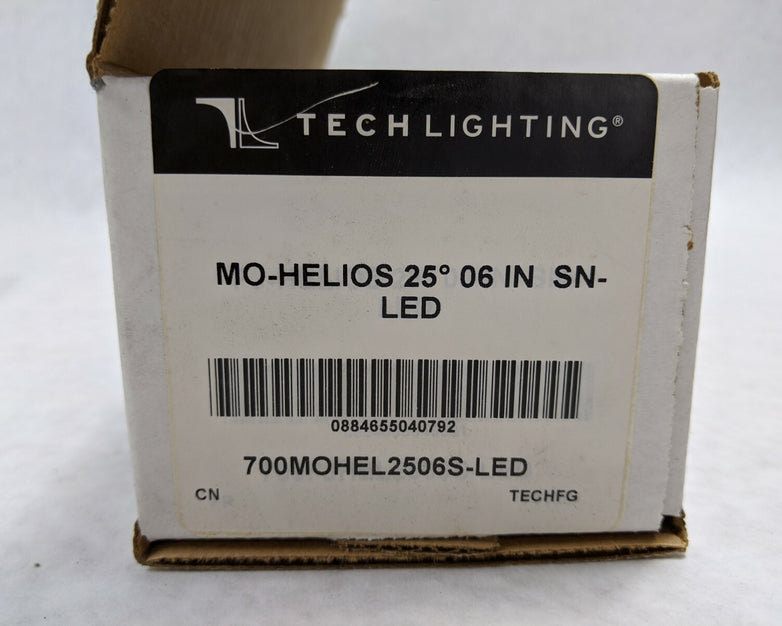 Directional LED Head Tech Lighting MO-HELIOS 25° 06 IN SN-LED 700MOHEL2506S-LED