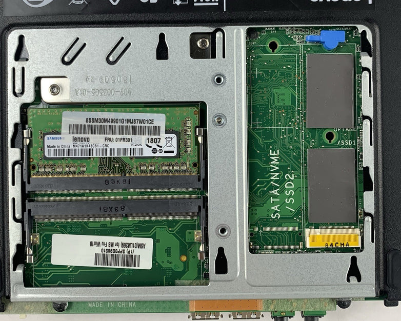 Lenovo M910q i5-7500T 2.7 GHz 8 GB RAM No SSD/HDD No OS No AC Adapter No Ant