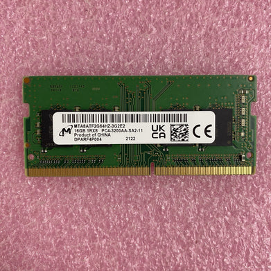 Micron MTA8ATF2G64HZ-3G2E2 16 GB 1Rx8 PC4-3200AA-SA2-11 SODIMM Laptop Memory Ram
