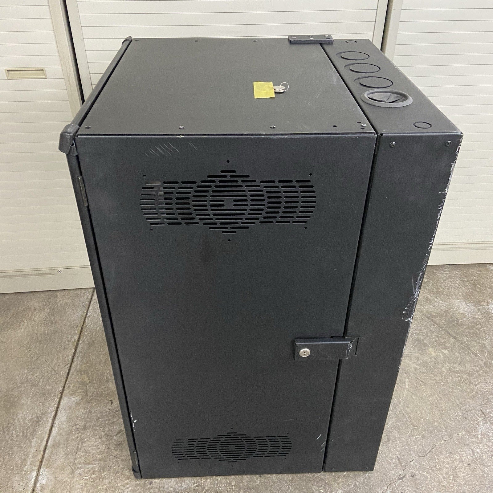 CPI Chatsworth 11840-736 Black Cube-it Wall Cabinet H36" X W24" X D24" With Keys