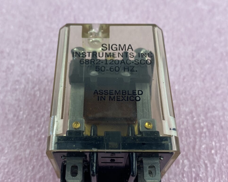Lot of 3 SIGMA Instruments Relay 68R2-120AC-SCO