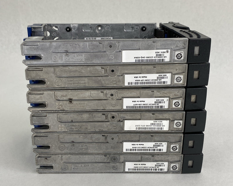 Lot of 6 EMC 005049032 / 005049033 3.5" Hard Drive Caddy Tray