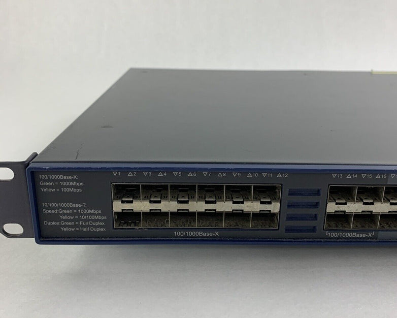 3COM 3CRS48G-24S-91 4800G 20-Port Gigabit Network Ethernet Switch Tested Reset