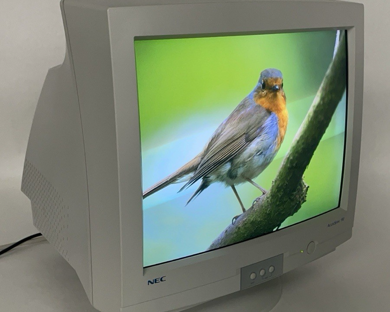 NEC AccuSync 90 17.5" AS90 N903 VGA 85hz CRT Tested