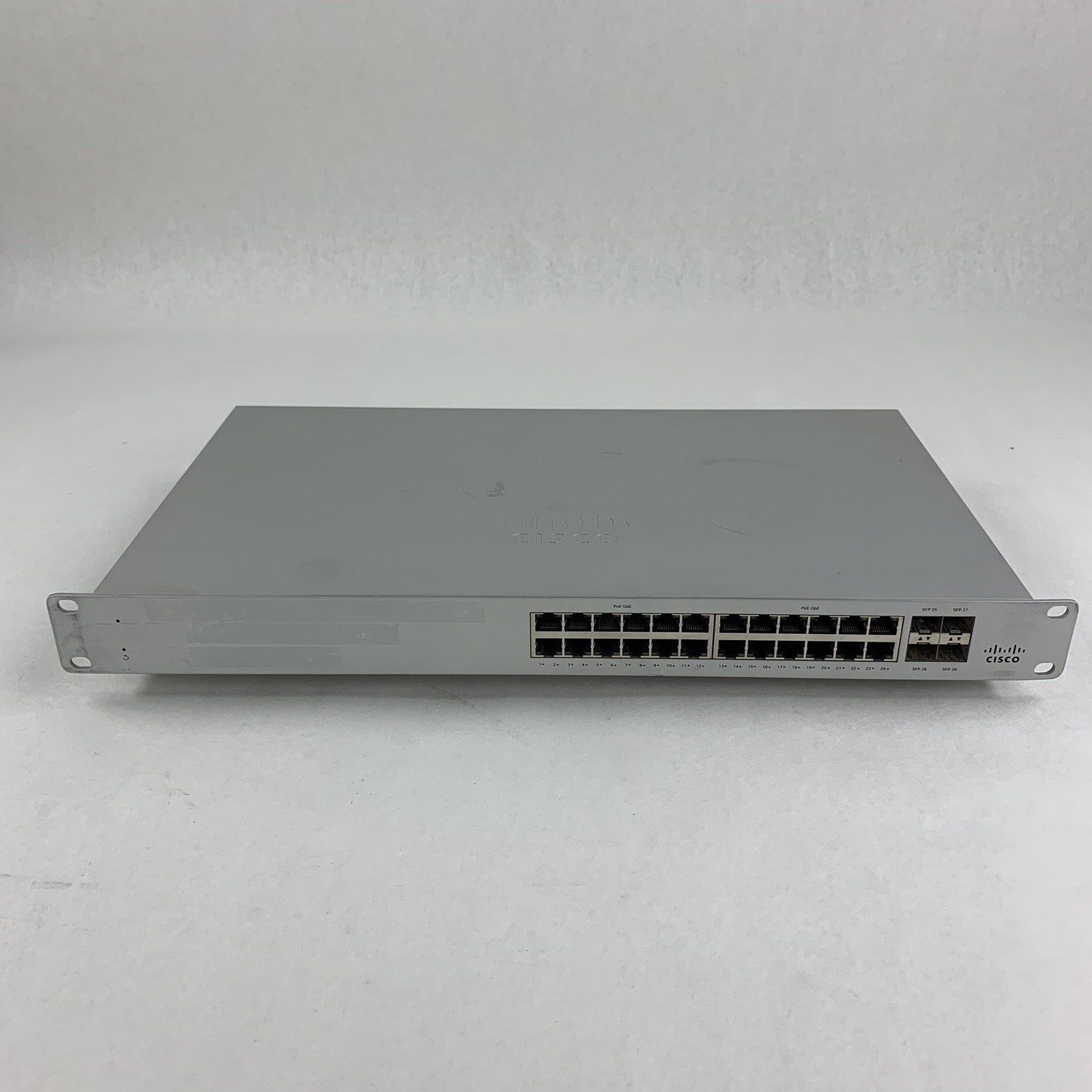 Cisco Meraki MS120-24P-HW 24-Port Gigabit Cloud Managed PoE Switch Tested