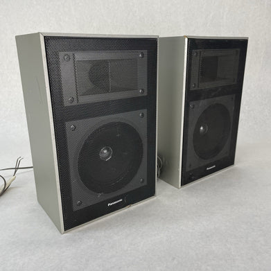Panasonic SB-406 Bookshelf  Speakers Wood Grain Tested