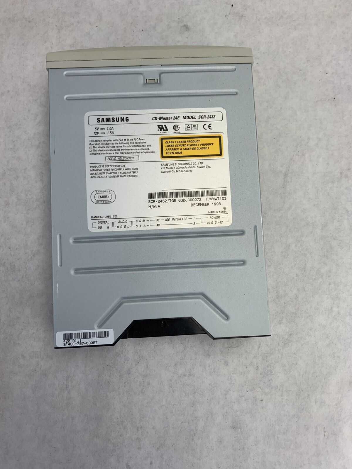 Digital Research 40x  Fastach Atapi Ide CDROM Drive DRCDROM40