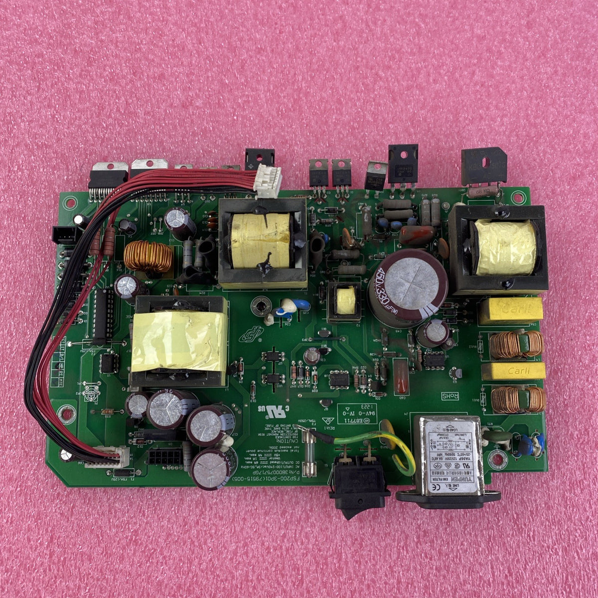 Zebra FSP200-3P01 Power Supply Board for ZM400 Printer - Tested Lot of 22