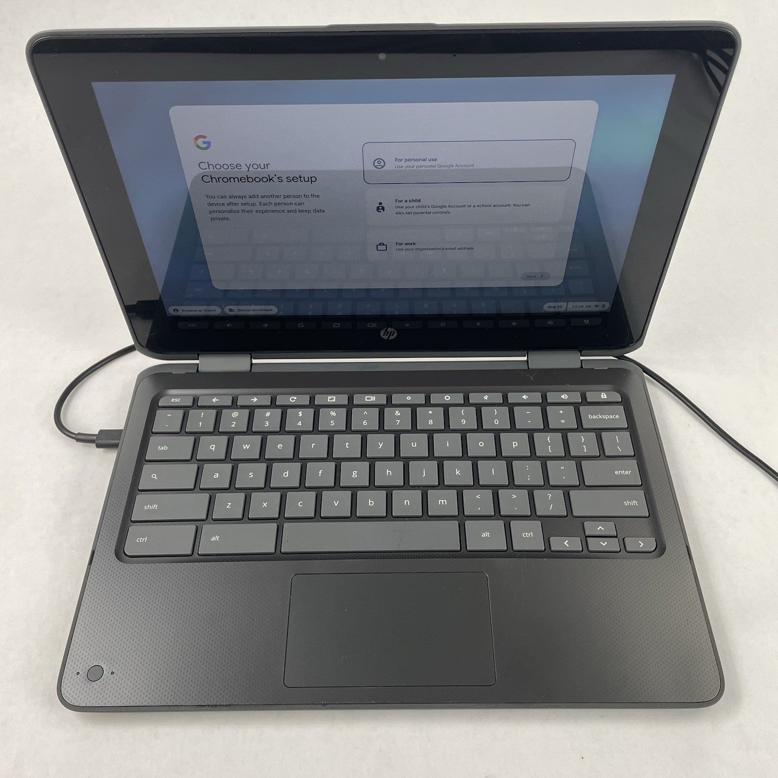 HP ChromeBook x360 11 G1 EE 11.6" Celeron N3350 1.10 GHz 4 GB RAM 16 GB Storage2