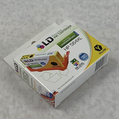 LD Yellow Ink Cartridge for HP 564XL   Factory Sealed