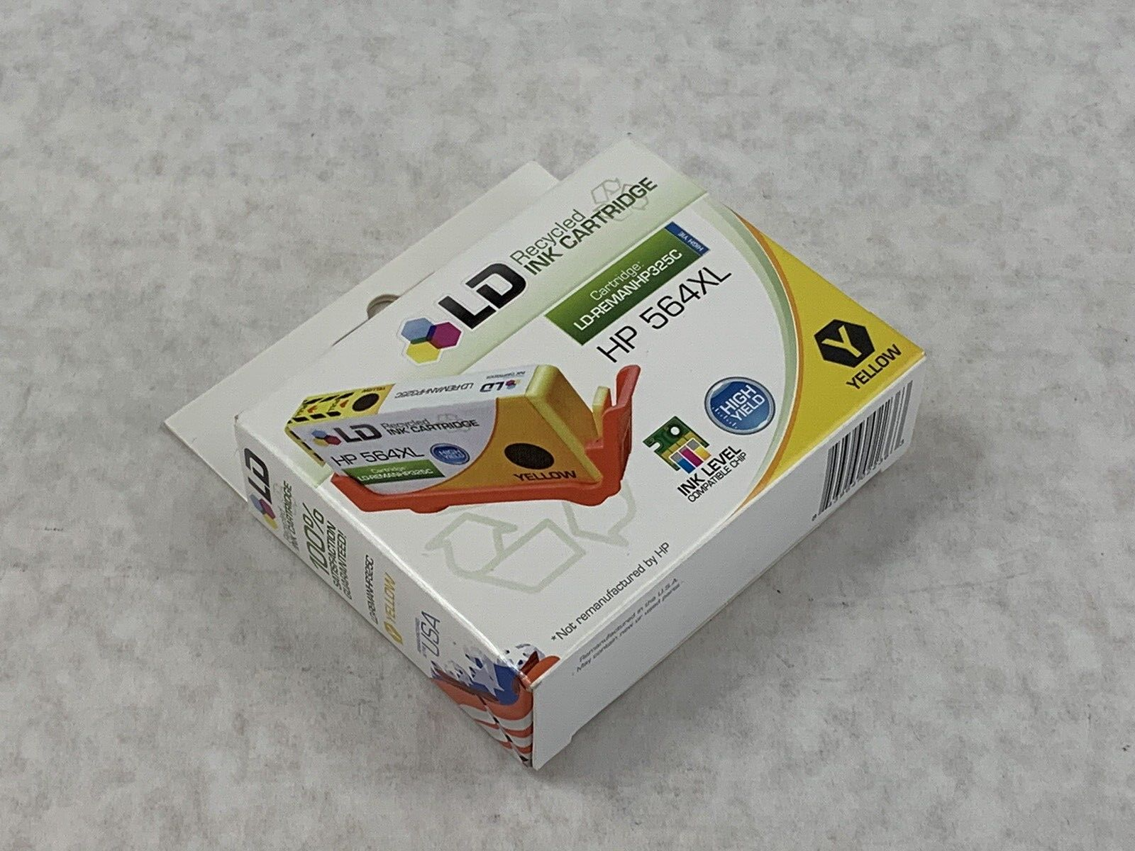 LD Yellow Ink Cartridge for HP 564XL   Factory Sealed