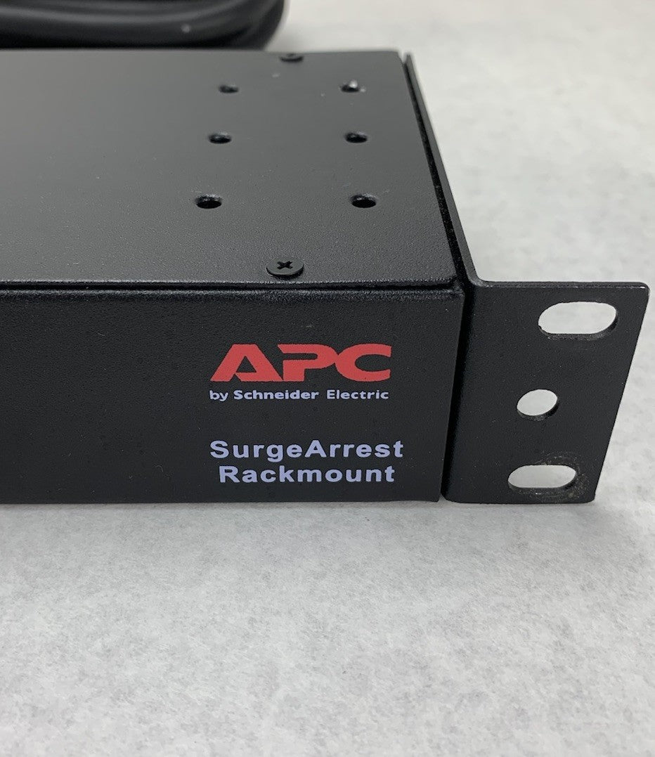APC SurgeArrest Rackmount NET9RMBLK 120V 15A Power Distribution Unit - Tested3