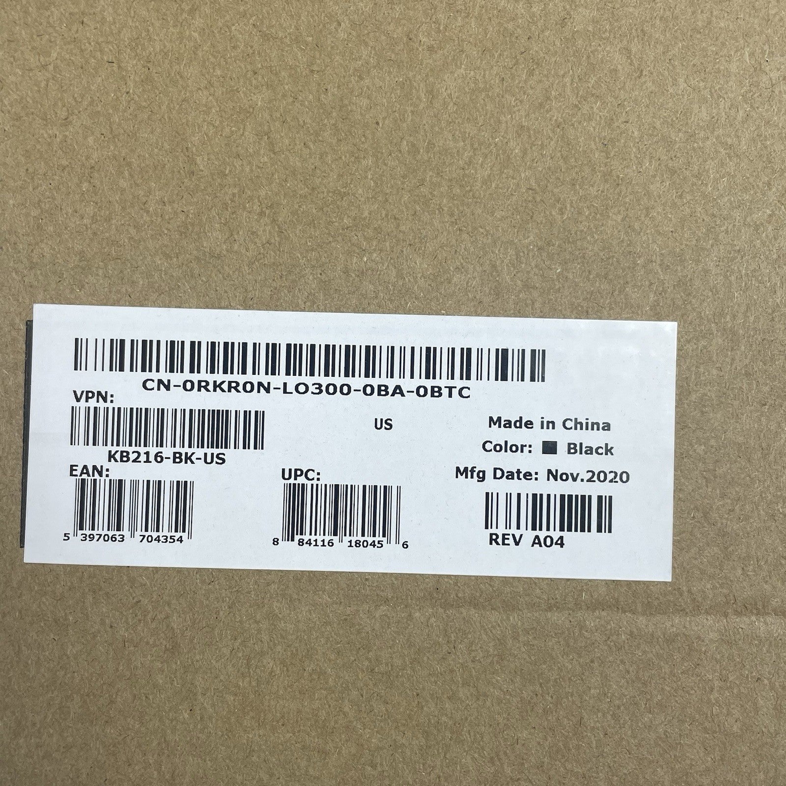Dell OEM Wired USB Black Keyboard 0G4D2W 0RKR0N Mixed Lot of 103