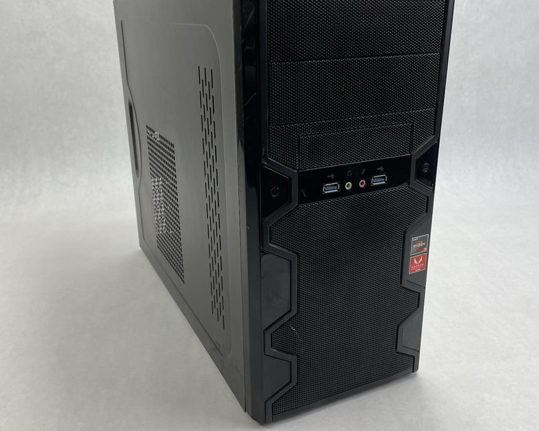 APEX TX-606-U3 MicroATX Computer Case Barebones 300W Allied Power Supply Tested