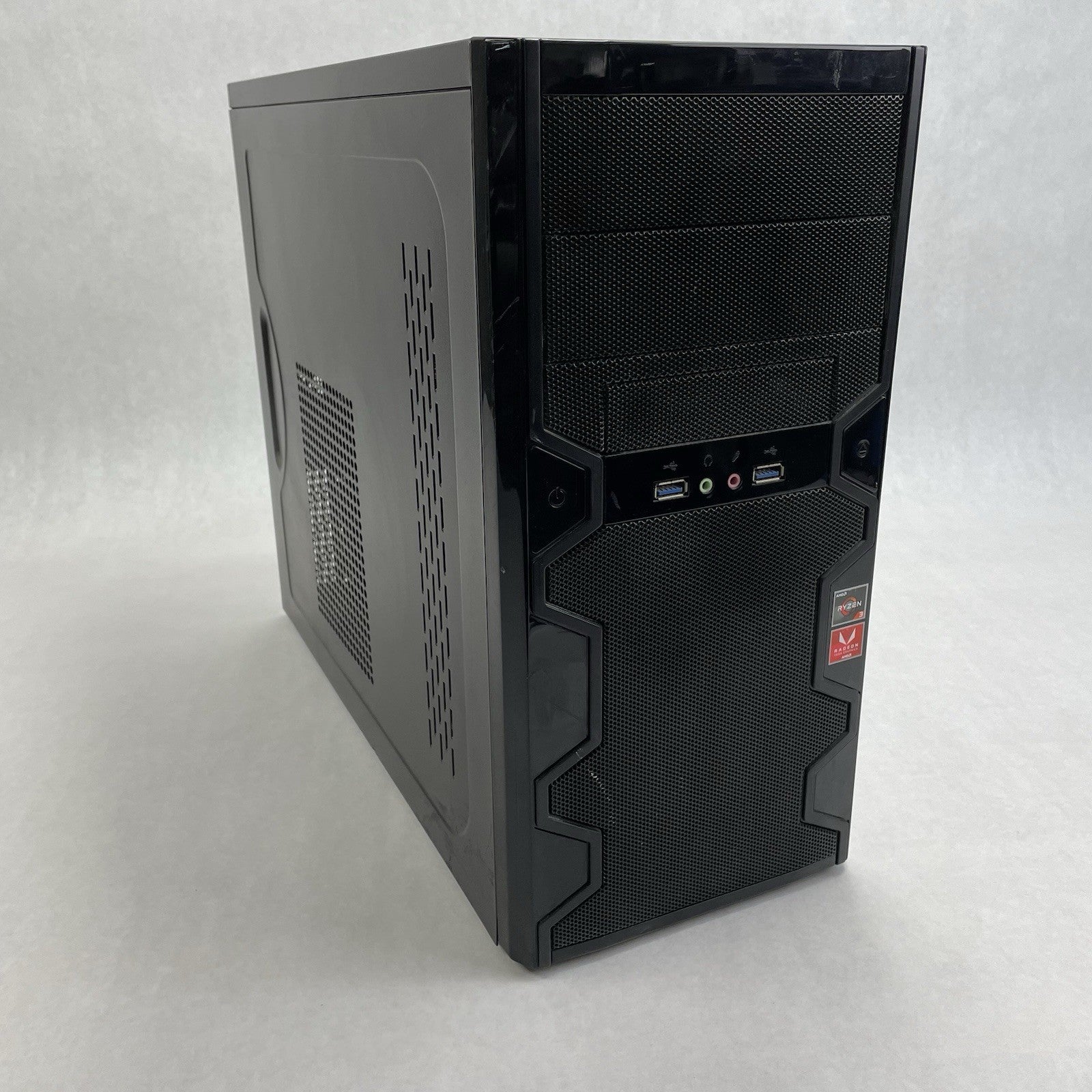 APEX TX-606-U3 MicroATX Computer Case Barebones 300W Allied Power Supply Tested