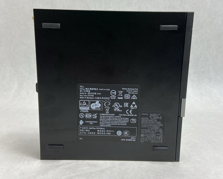 Dell Optiplex 7070 Micro Intel Core i7-9700T 2GHz 8GB RAM No AC/HDD/OS