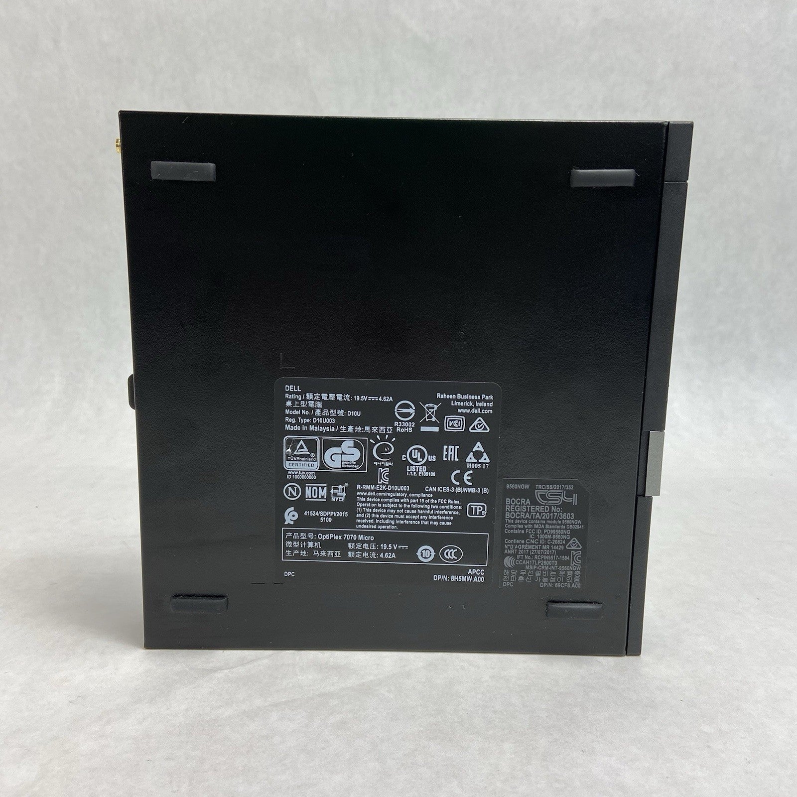 Dell Optiplex 7070 Micro Intel Core i7-9700T 2GHz 8GB RAM No AC/HDD/OS4