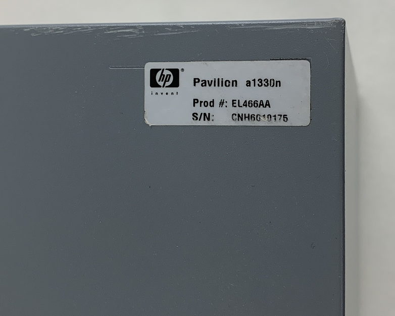 HP Pavilion A1330n Computer AMD Athlon 64 3800+ 2.4 GHz 1 GB Ram No OS No HDD