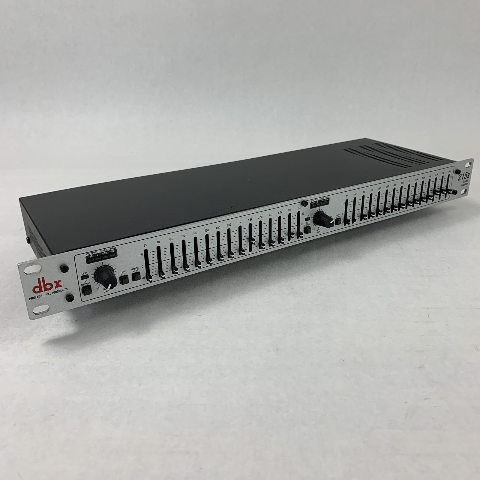 DBX 215s DBX215SV Graphic Equalizer Tested Broken Switch