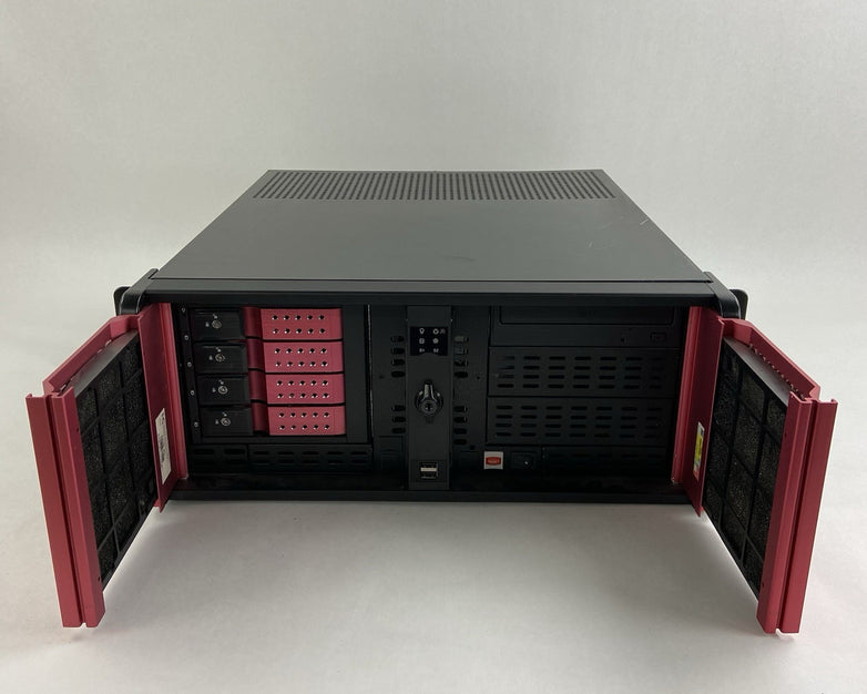 iStarUSA D-400SE-RD 4U Compact Computer Rackmount Chassis Thermaltake 500W PSU
