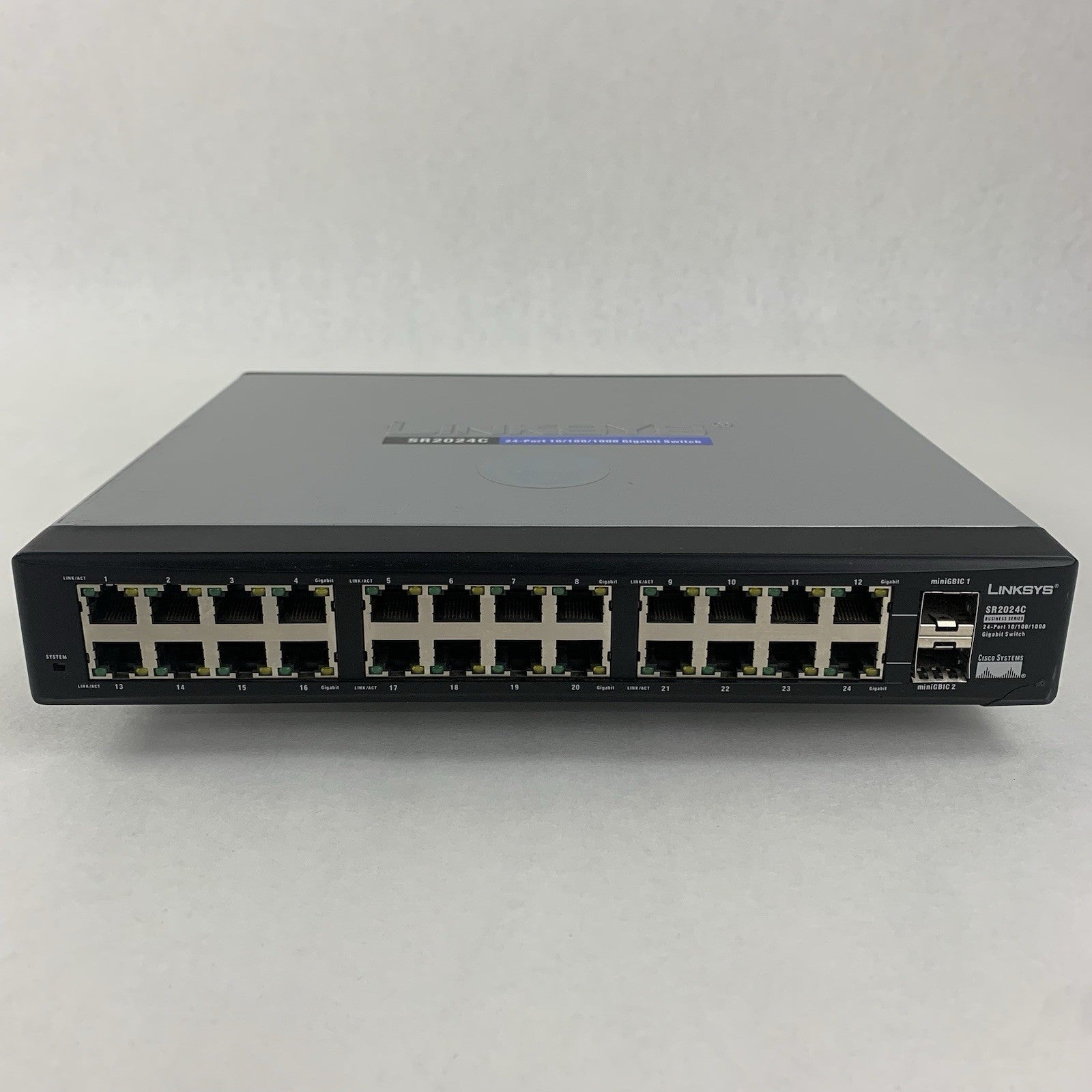 Cisco Linksys SR2024C Compact 10/100/1000 Gigabit Switch Tested and Reset1