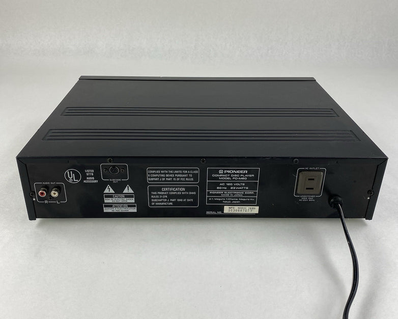Pioneer PD-M60 Multi-Disc Compact Disk Player No Remote Tested