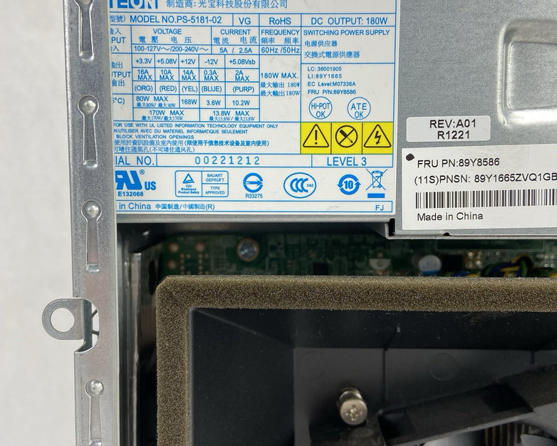 Lenovo ThinkCentre Edge72 SFF Intel Pentium G640 2.8GHz 4GB RAM No HDD No OS
