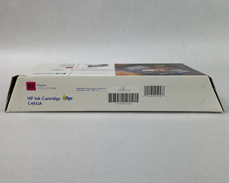 HP 81 Magenta Ink Cartridge C4932A 680ml for DesignJet 5000 5500 03MAY02