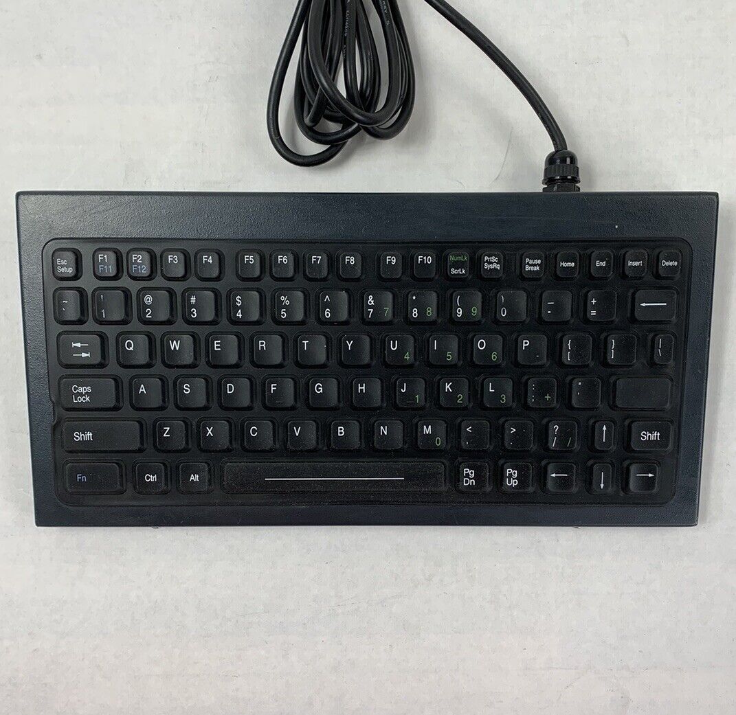 Intermec 340-046-001 Industrial iKey Keyboard 6500 6.1 Weatherproof Wired PS/2