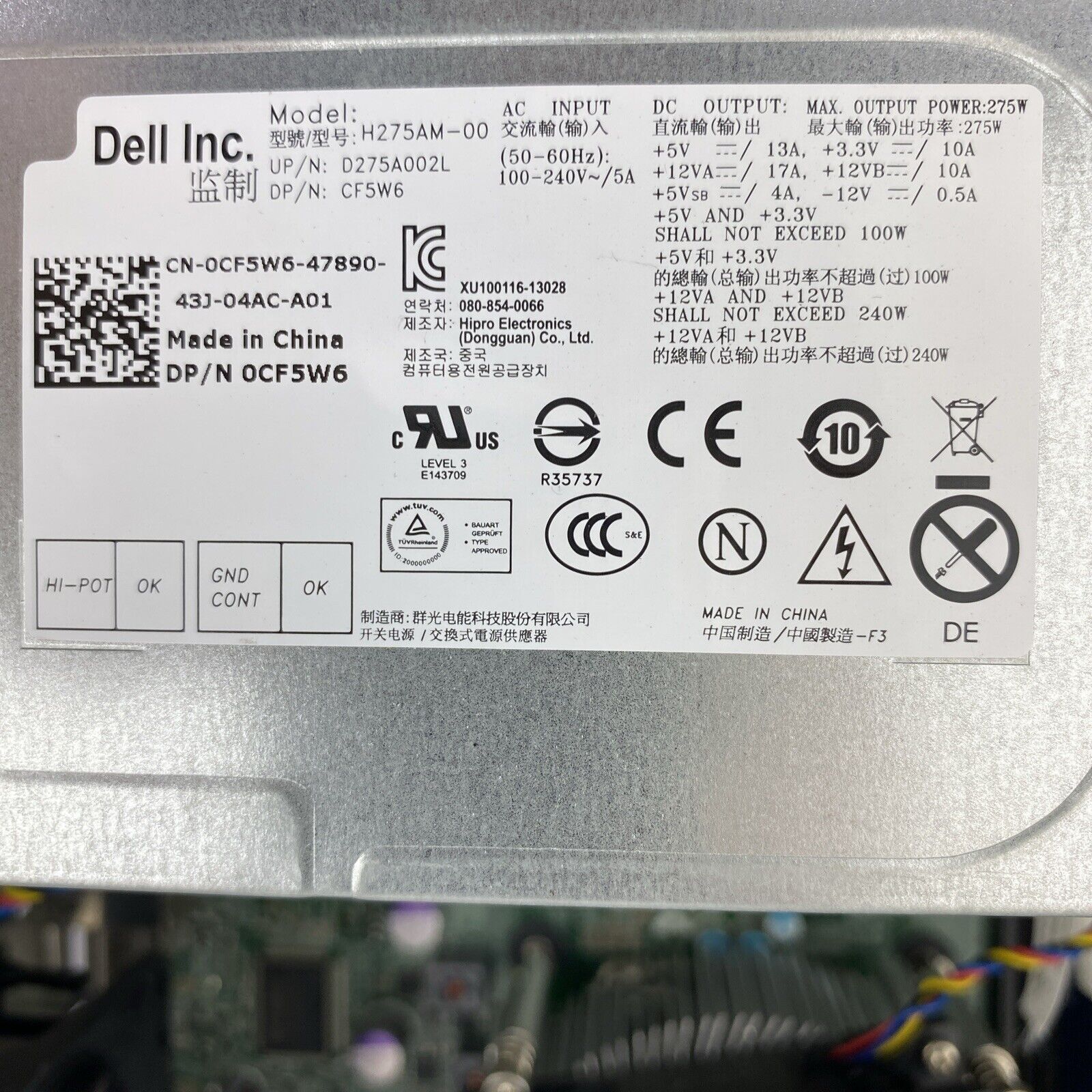 Dell Optiplex 7010 MT Intel Quad Core i7-3770 3.40GHz CPU 4GB RAM No COA HDD OS