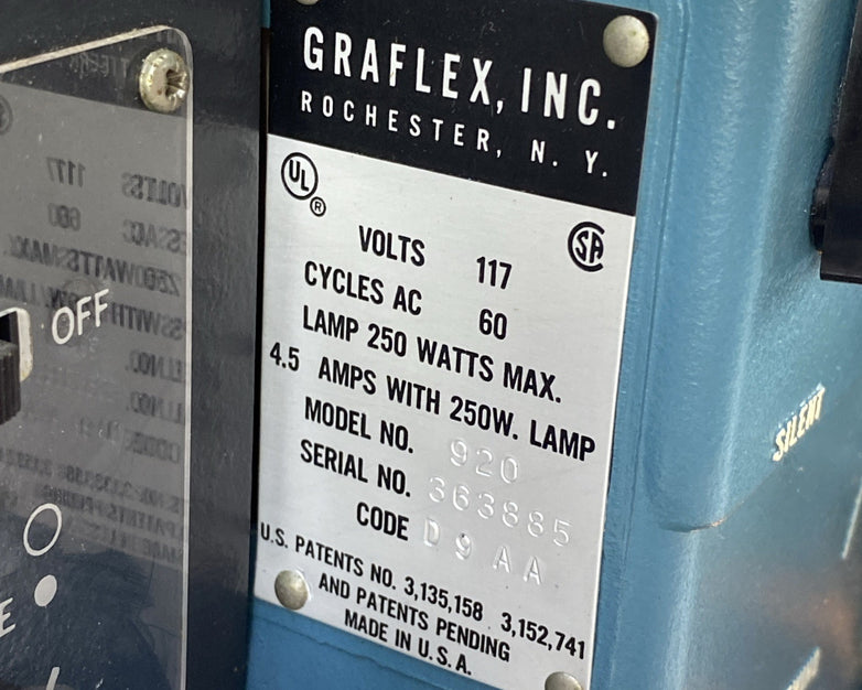Vintage General Precision 920 Graflex 16MM Projector
