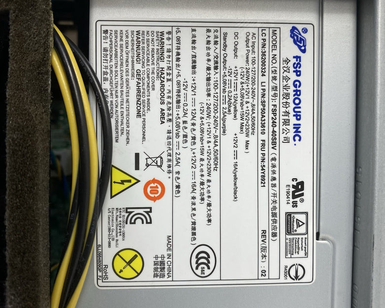 Lenovo ThinkCentre M93p SFF Intel Core i5-4570 3.2GHz 8GB RAM No HDD No OS