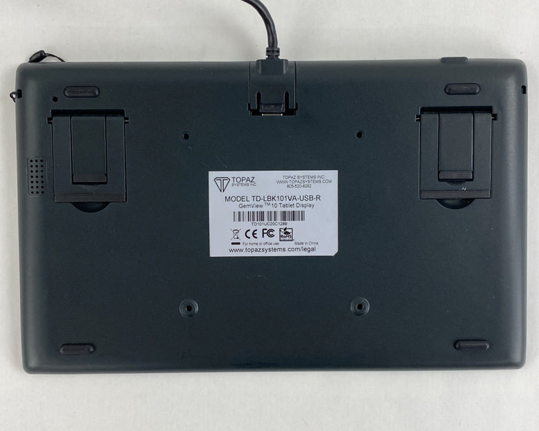 Topaz Systems GemView TD-LBK101VA-USB-R 10" USB Tablet Signature Terminal