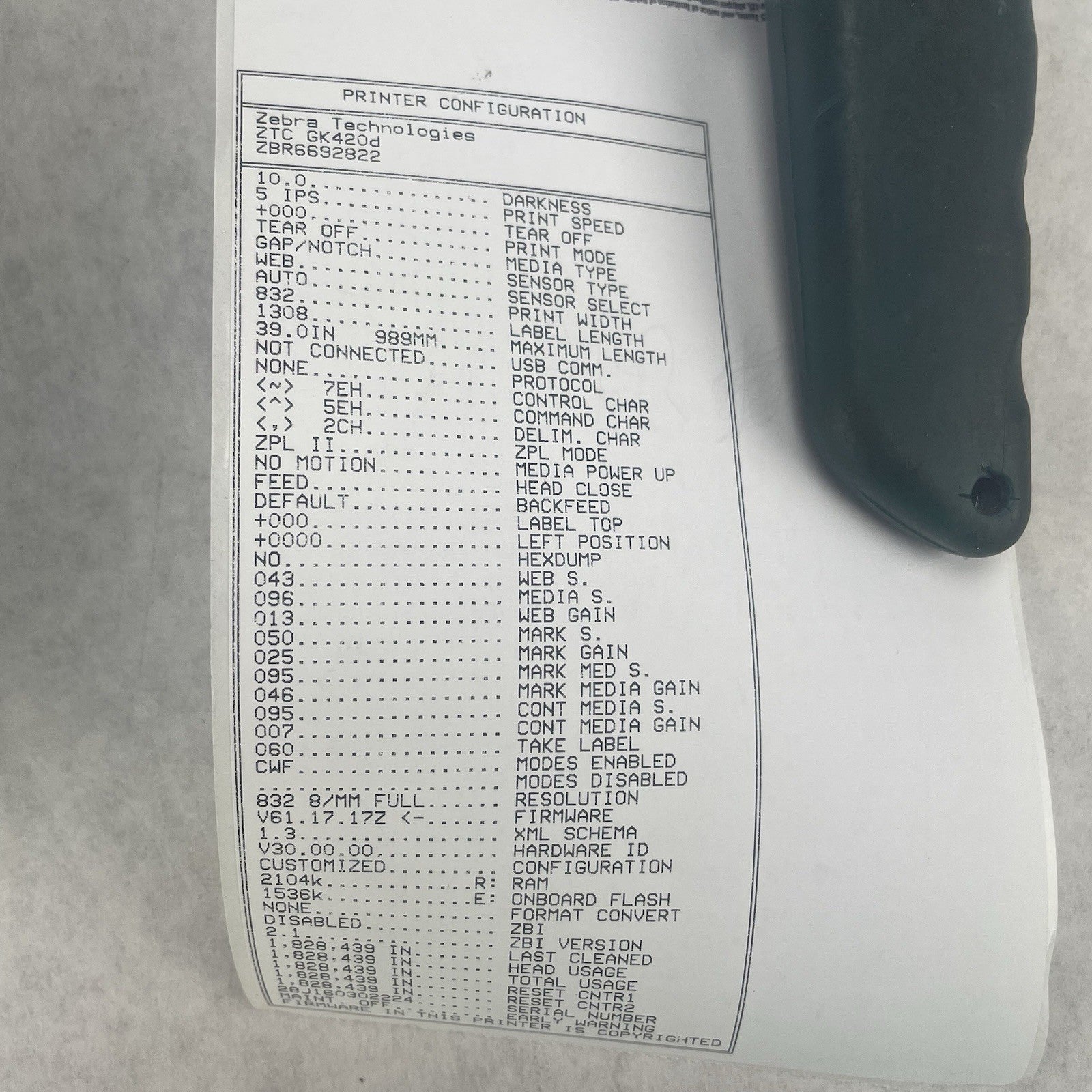 Zebra GK420d Thermal Label Printer - Tested11