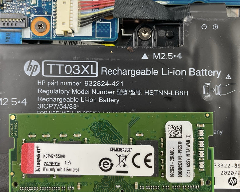 HP EliteBook 850 G6 15.6" i7-8665U 1.90 GHz 8GB RAM No SSD/OS/AC -  Corner