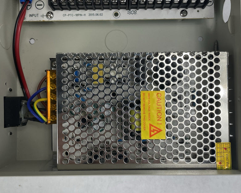 18 Channel Port 12V DC 10 Amp Amper with Power Supply No Keys