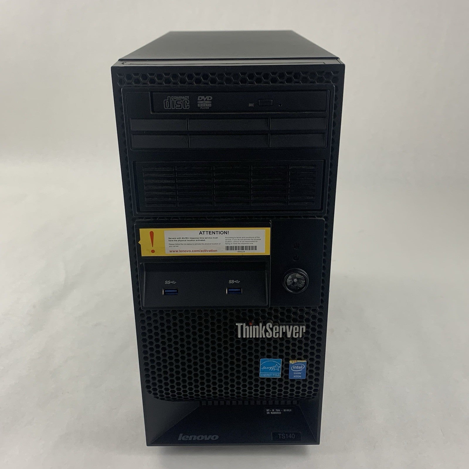 Lenovo ThinkServer TS140 70A4-001MUX E3-1225 V3 3.2 GHz 16 GB Ram No OS No HDD1
