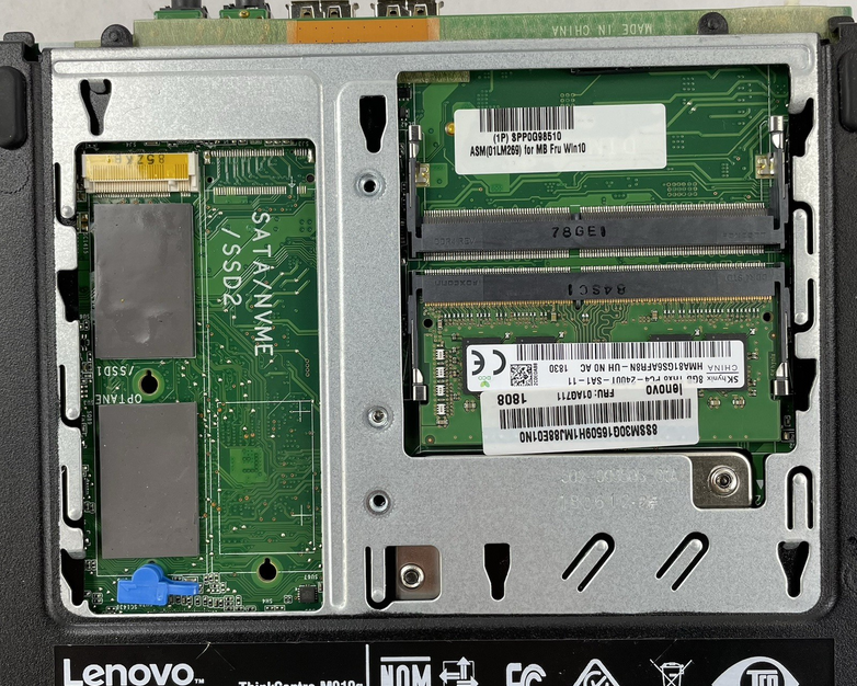 Lenovo ThinkCentre M910Q Micro i5-7500T 2.70 GHz 8 GB RAM No SSD/OS/AC