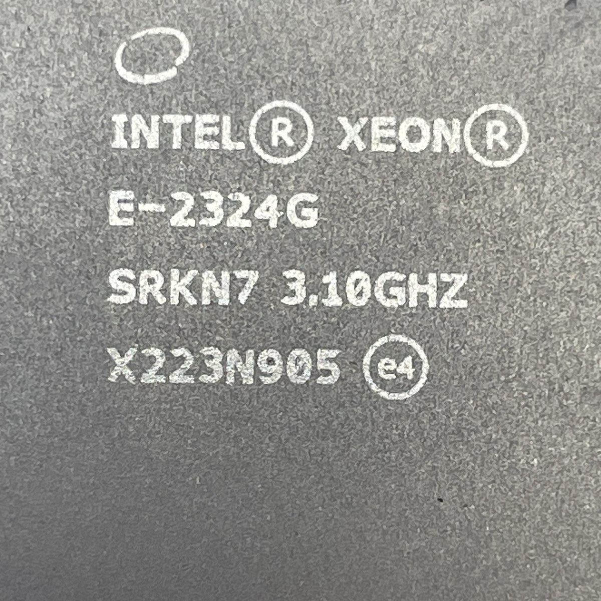 Intel SRKN7 XEON E-2324G 3.10GHz CPU 4 Core 4 Thread Tested2